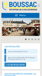 Mobile Screenshot of boussac.fr