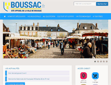 Tablet Screenshot of boussac.fr